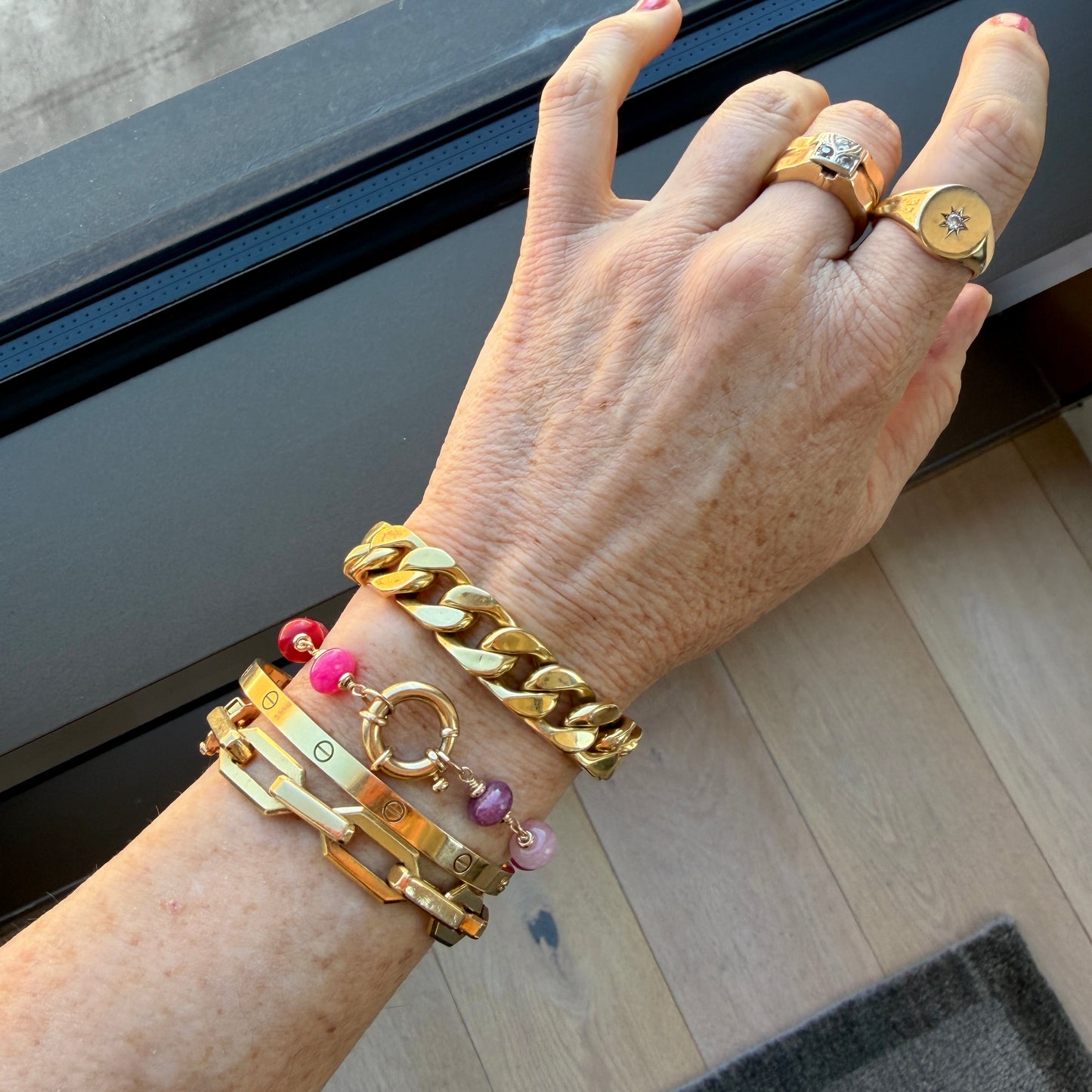 Sunset Sorbet - Caramoro Luxe Bracelet / Extender