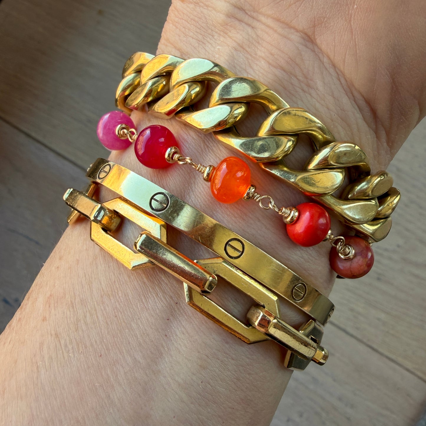 Sunset Sorbet - Caramoro Luxe Bracelet / Extender