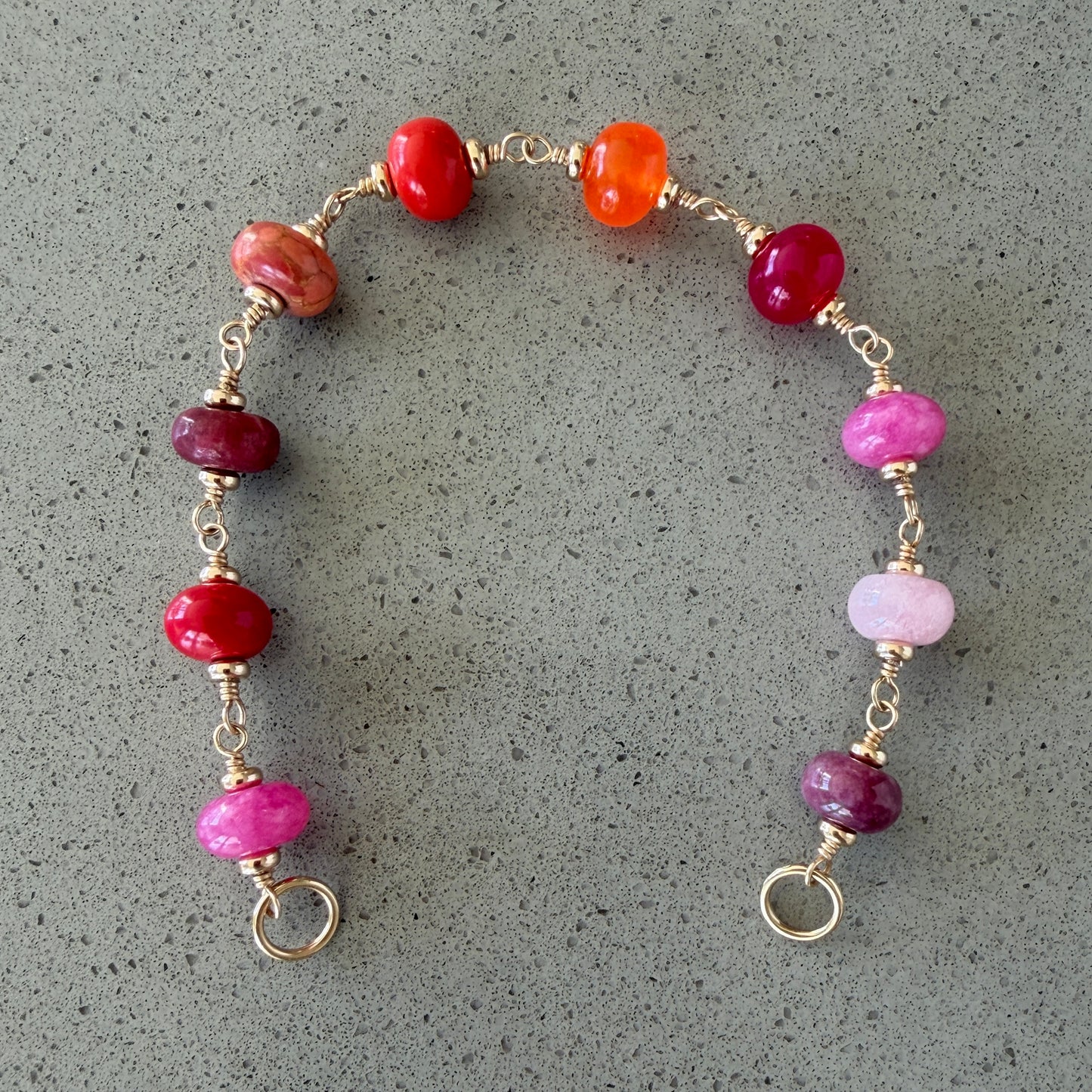 Sunset Sorbet - Caramoro Luxe Bracelet / Extender