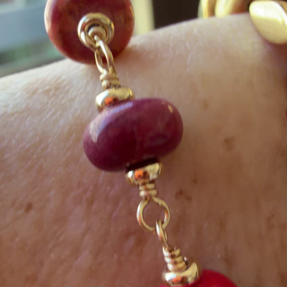 Sunset Sorbet - Caramoro Luxe Bracelet / Extender